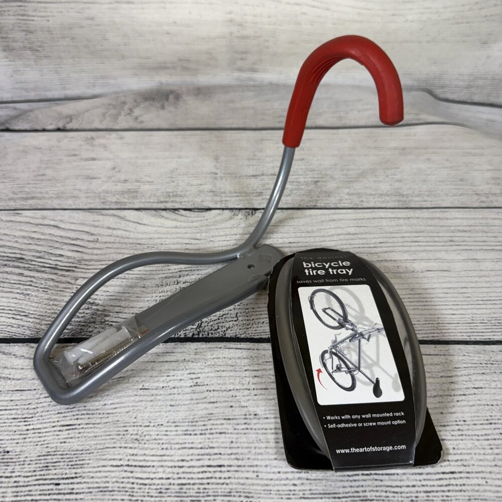 New Heavy Duty Bike Wall Mount The Davinci Bicycle Tire Tray